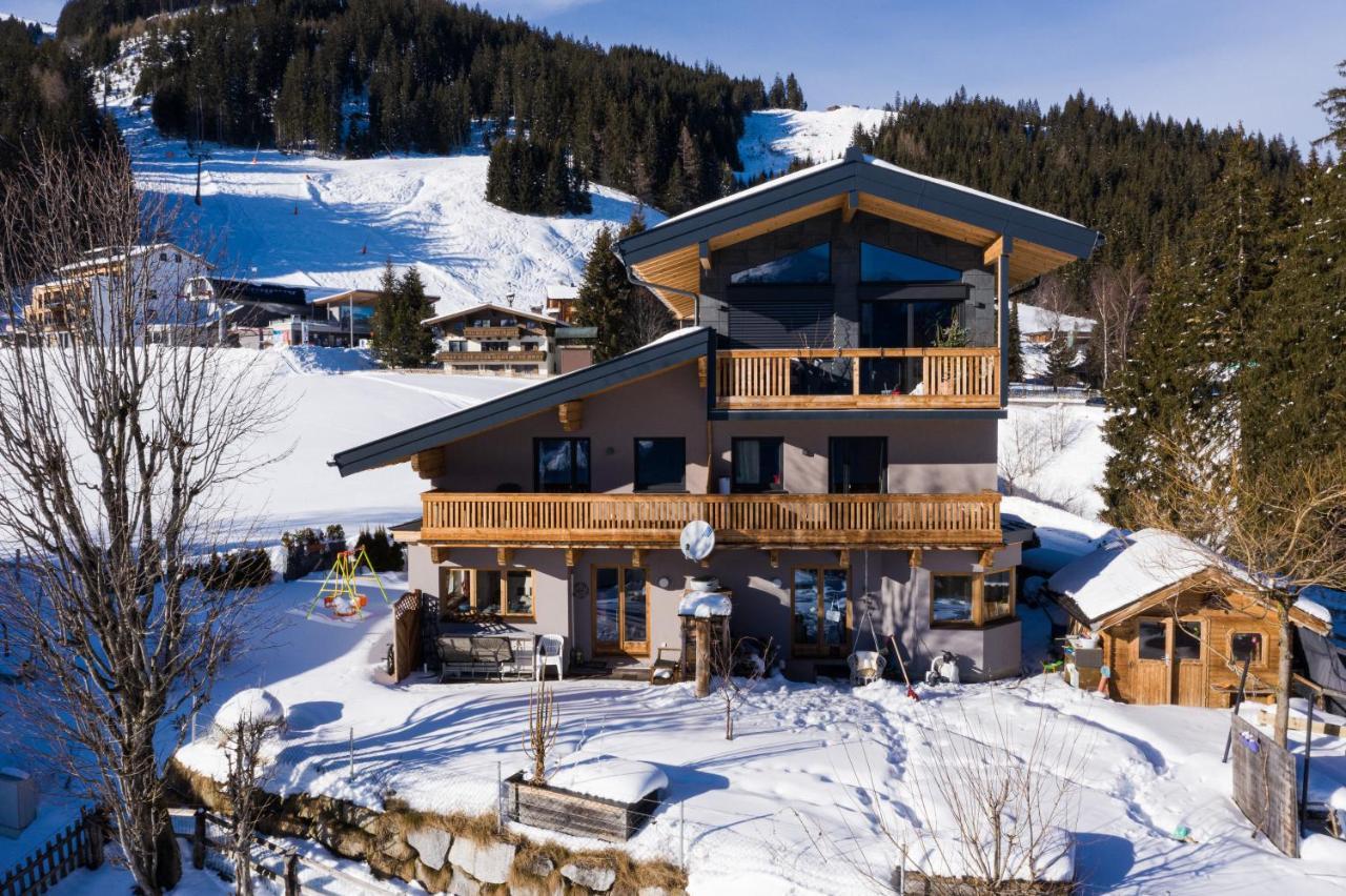 Ski In - Ski Out Panoramaferienhaus Breitmoos Neben Mittelstation Mittersill Εξωτερικό φωτογραφία